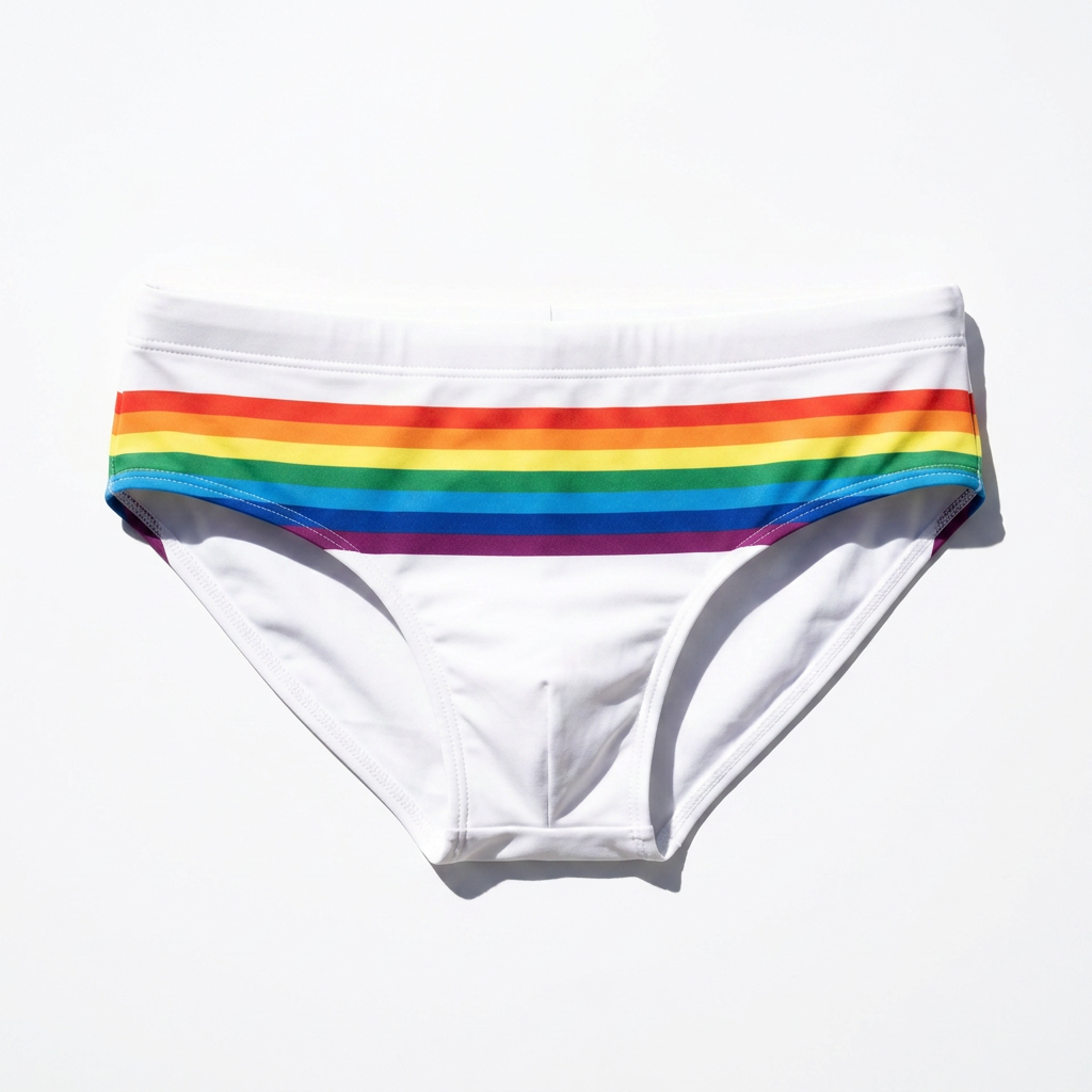 Pride Rainbow Mens Swim Brief
